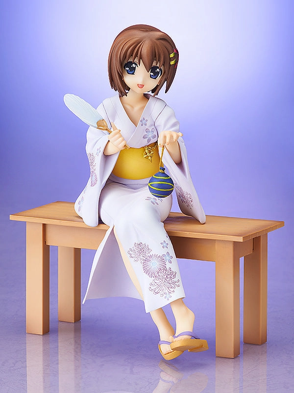 GSC 1/8 Scale Magical Girl Lyrical Nanoha The MOVIE 2nd A's Hayate Yagami Yukata Ver  Figure Hallway Display