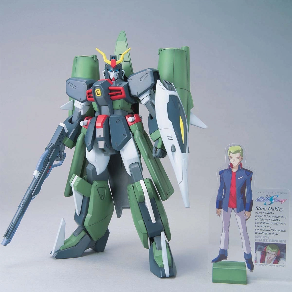 Office Accent Family friendly Gundam 1/100 NG #02 ZGMF-X24S Chaos Gundam Seed Destiny Model Kit