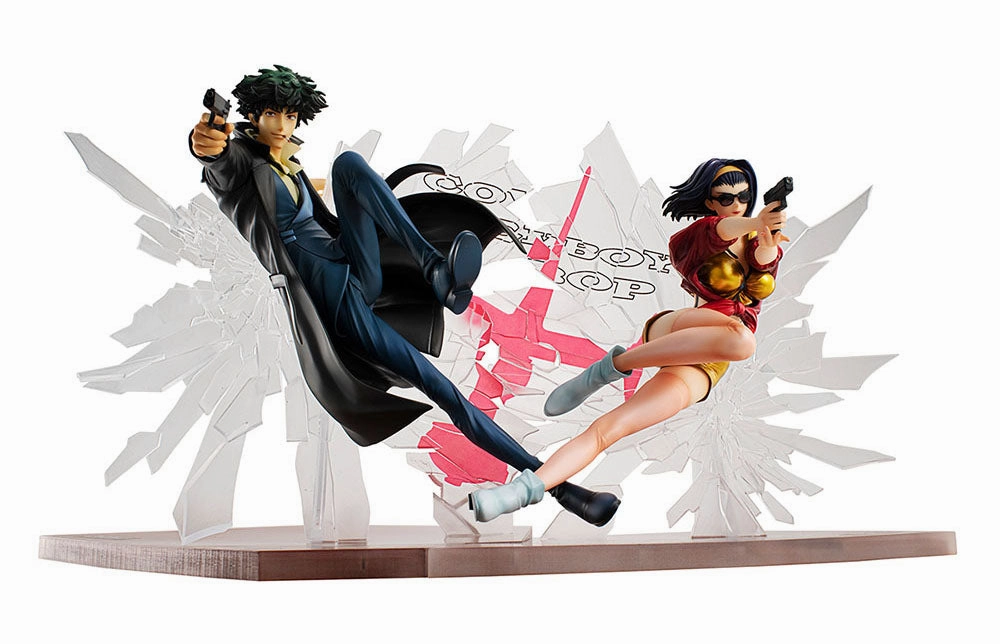 Megahouse Cowboy Bebop Spike Spiegel & Faye Valentine 1st Gig Set of 2 Scale Statue Figure Domestic Pet