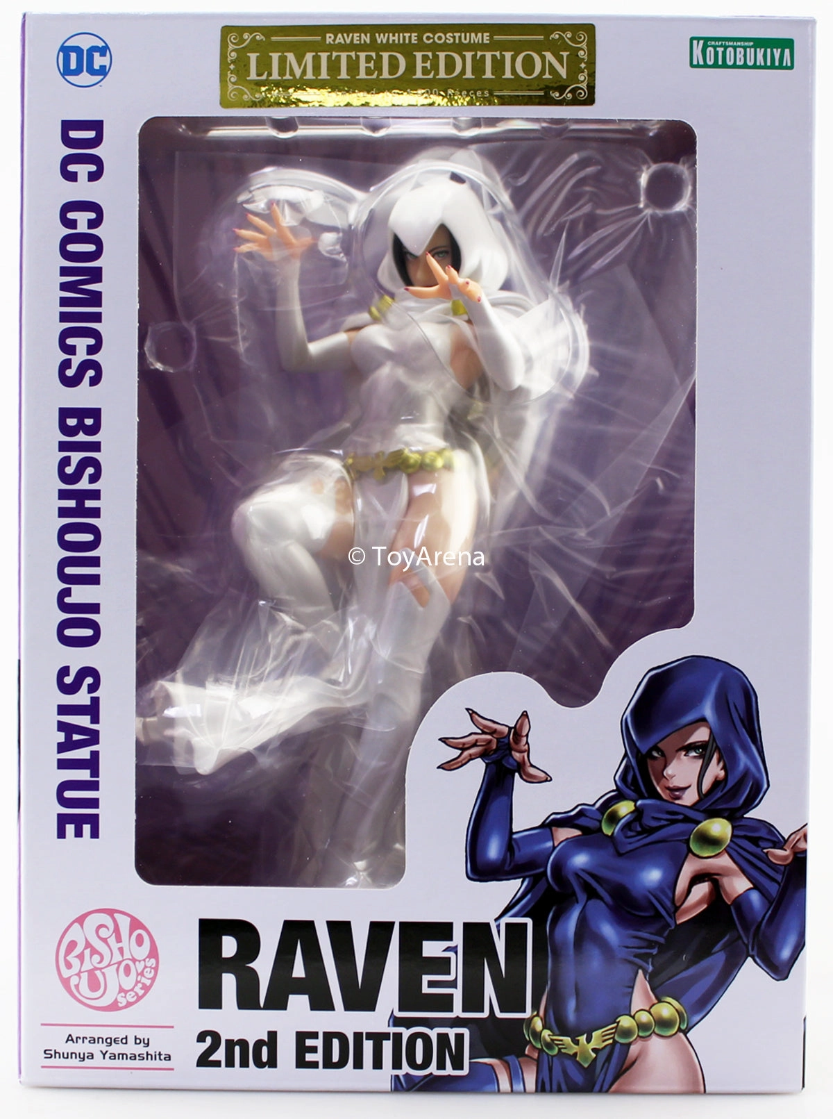 Passionate Pursuit Console Game SDCC 2019 Kotobukiya Bishoujo DC Comics Raven White Version Limitedd Edition Exclusive Statue
