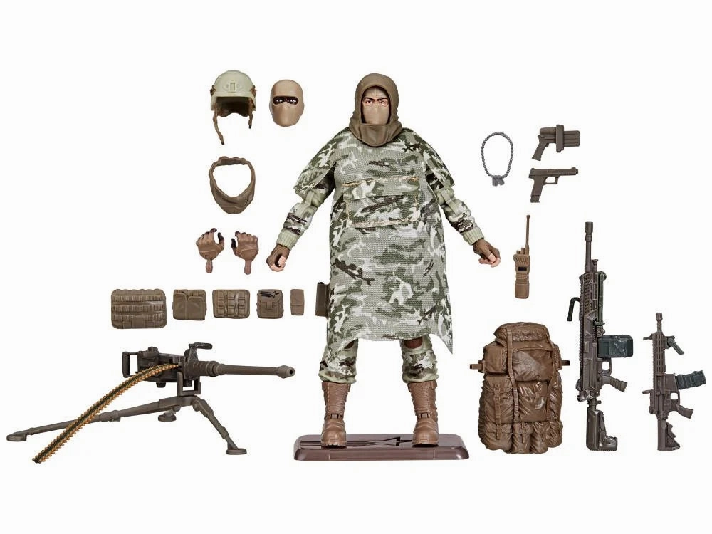 Hasbro G.I. Joe Classified Series 60th Anniversary Action Soldier Infantry Action Figure Vintage Theme Study room