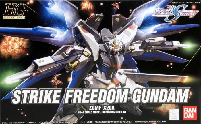 Gundam 1/144 HG Seed #34 Strike Freedom ZGMF-X20A Destiny Model Kit Personal Treasure