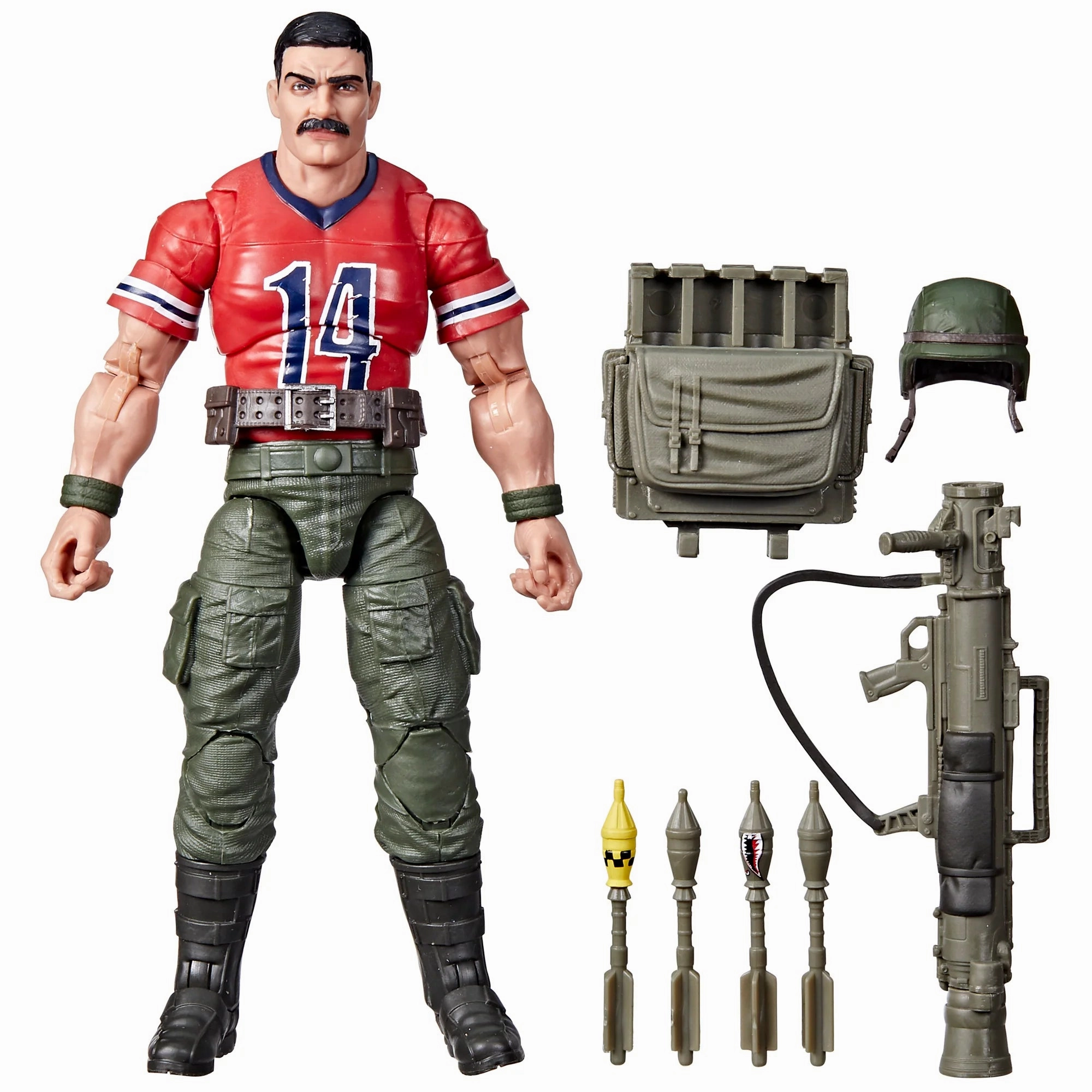 Hasbro G.I. Joe Classified Series #62 David L. Bazooka Katzenbogen Action Figure Articulated Hero Amateur Hobby