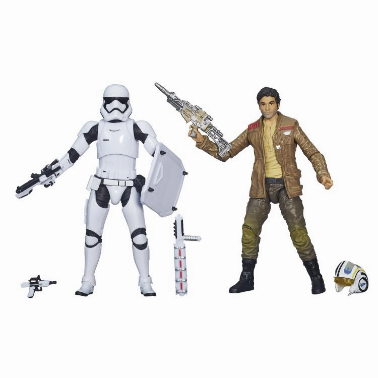 Entryway Accent Virtual Collectible Hasbro Star Wars Black Series Escape From Destiny Poe Dameron and First Order Riot Control Stormtrooper 2 Pack 6 Inch Action Figure