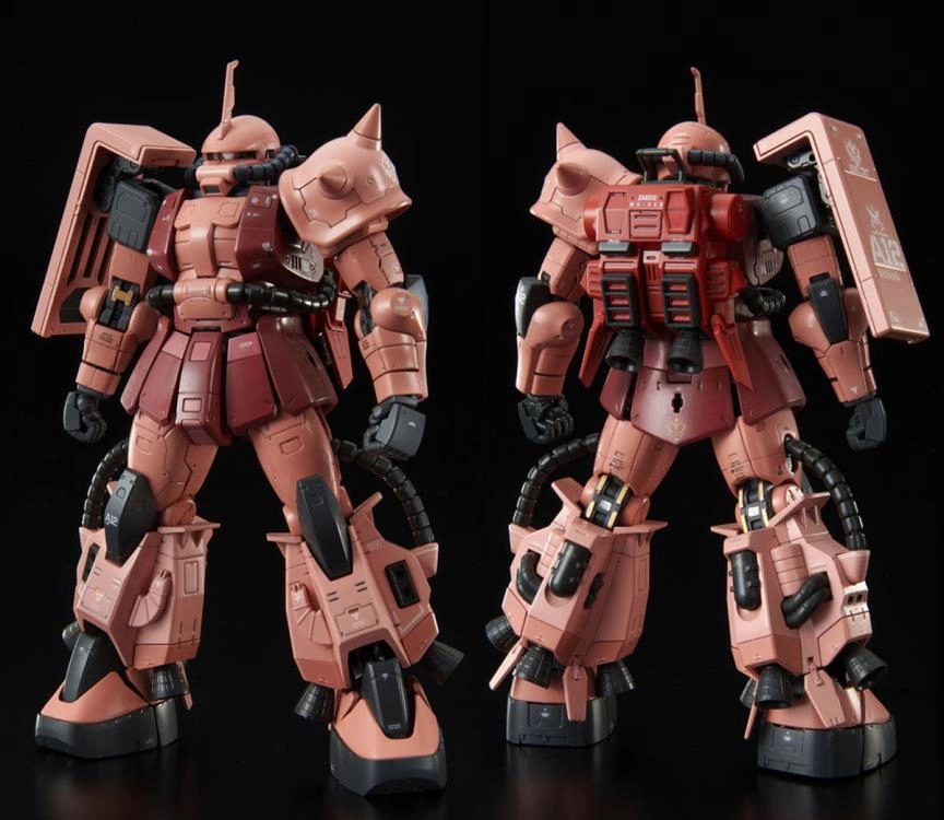 Avid Fan Animation Series Gundam 1/144 RG High Mobility Type Zaku II (Team Monstre Custom) Model Kit Exclusive