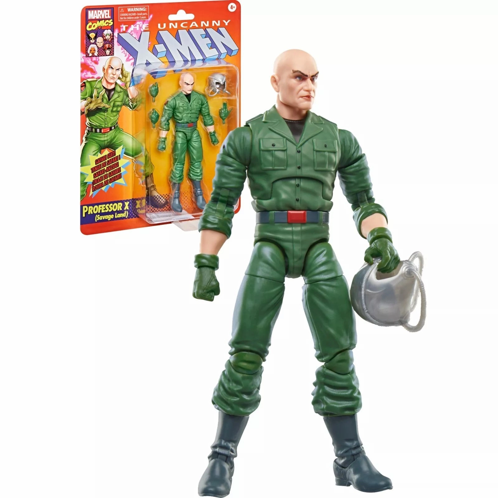 Marvel Legends Vintage Retro Series Professor X Savage Land Action Figure Miniature Figure Designer Art