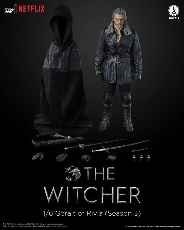 Spacecraft Model ThreeZero 1/6 The Witcher (Netflix) Geralt of Rivia (Season 3) Action Figure