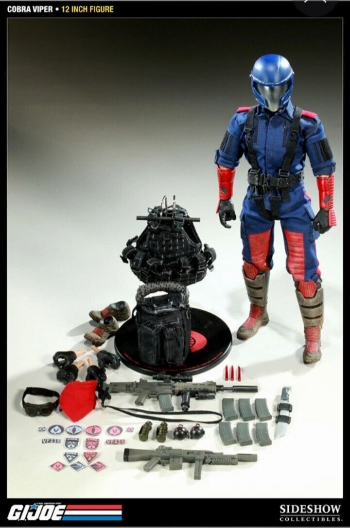 World Collector Sideshow Collectible 1/6 G.I. Joe Cobra Infantry Viper Sixth Scale Figure
