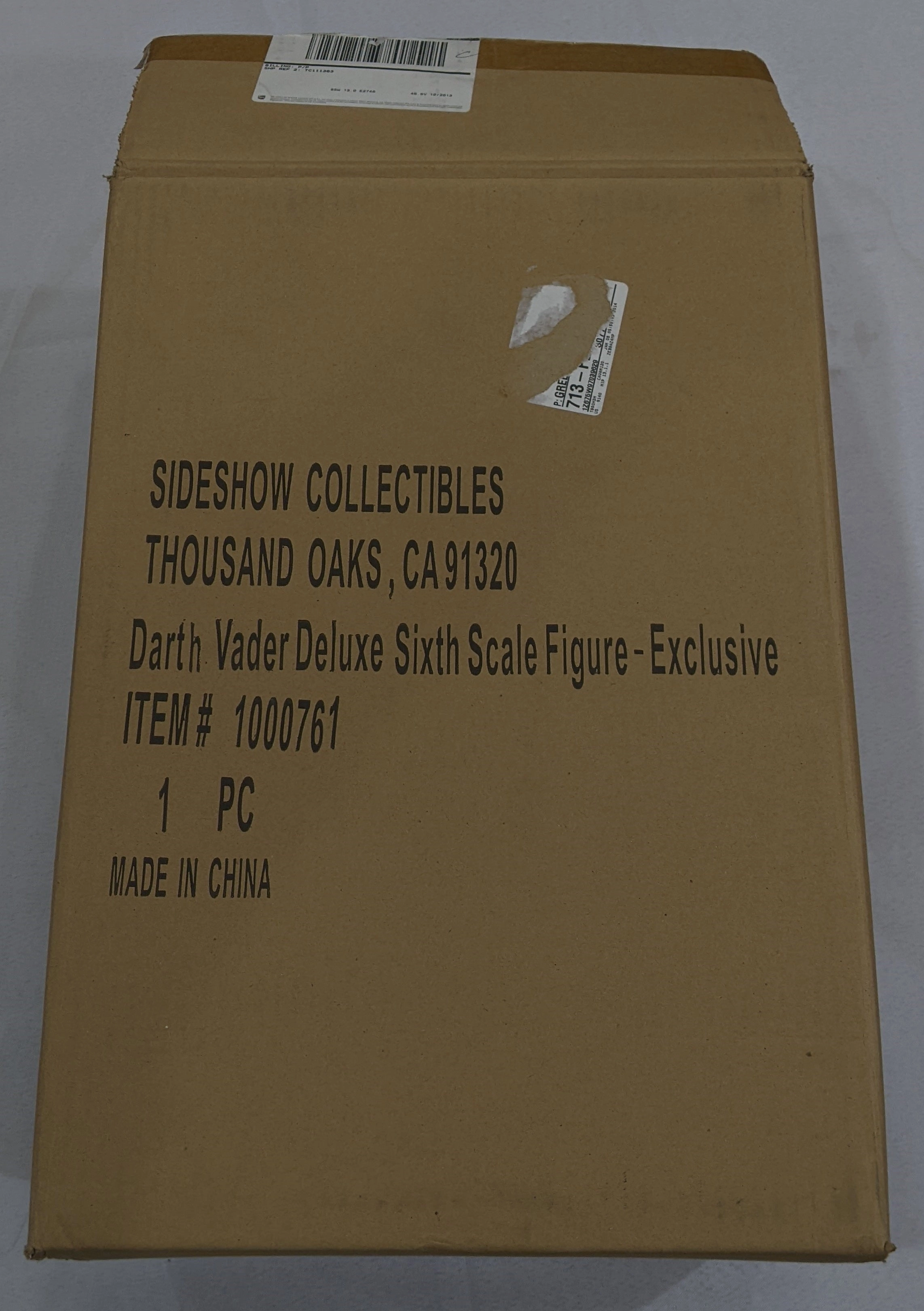 Sideshow Collectible 1/6 Star Wars Darth Vader Deluxe Sixth Scale Figure *Open Box* Character Statue