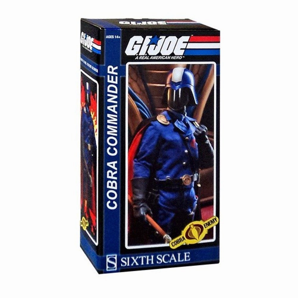 Antique Reproduction Stone Statue Sideshow Collectibles 1/6 G.I. Joe Cobra Commander 1/6 Sixth Scale 12" Figure