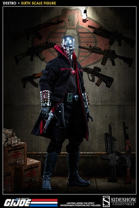 Sideshow Collectibles 1/6 GI Joe Destro Sixth Scale Figure Domestic Pet Game Adaptation