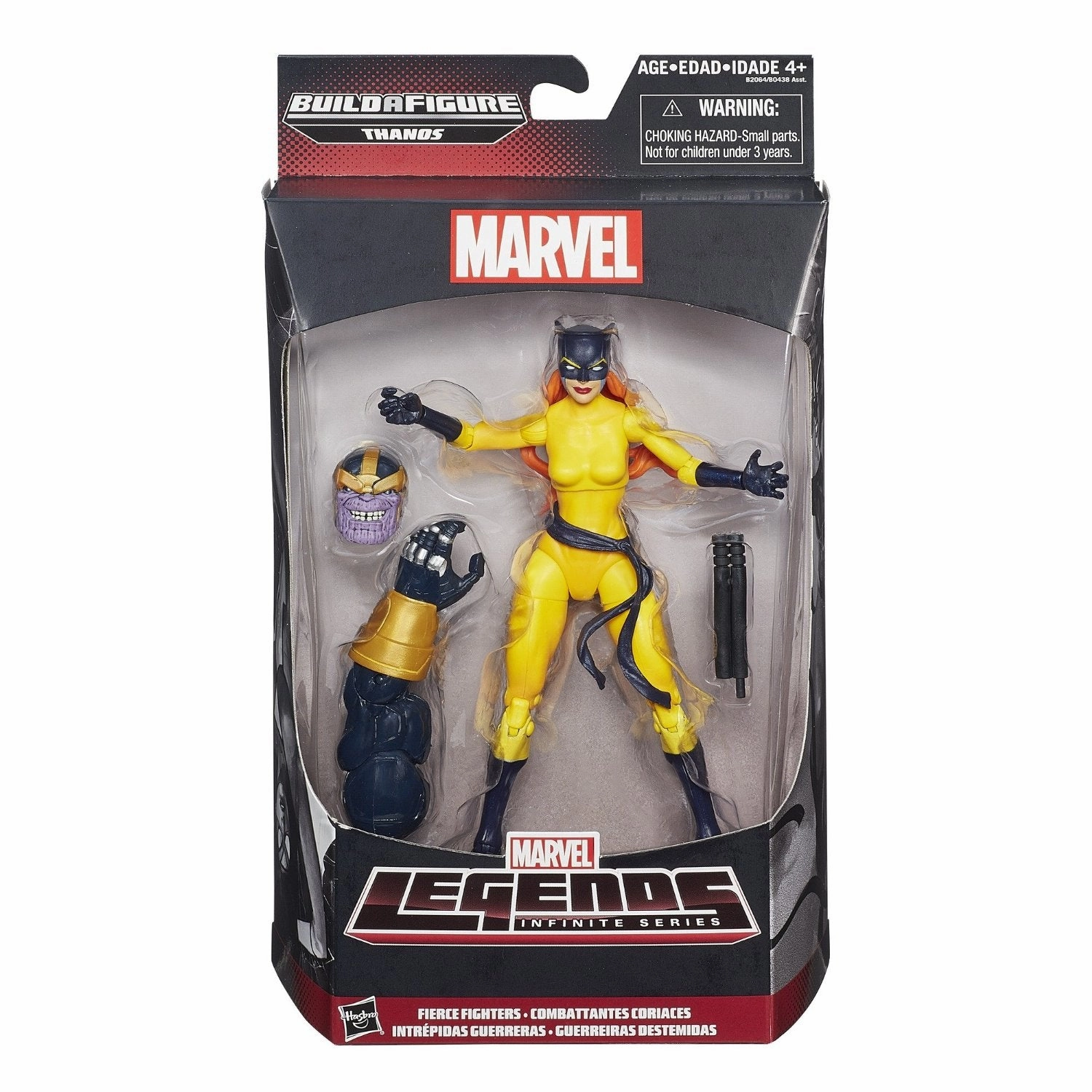 Marvel Legends Infinite Series Hellcat 6 Inches Action Figure BAF Thanos Gaming Hero Assembly Required