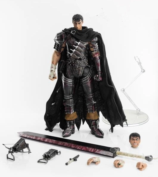 ThreeZero 1/6 Berserk Guts (Black Swordsman Ver.) Action Figure Interactive Toy Display Piece
