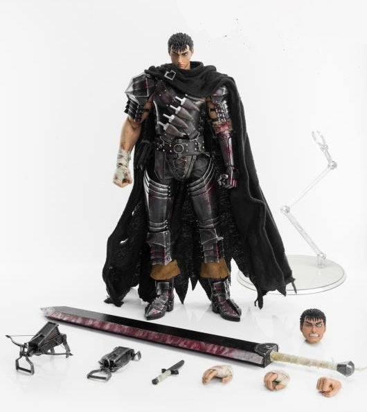 Robot Model ThreeZero 1/6 Berserk Guts (Black Swordsman Ver.) Action Figure