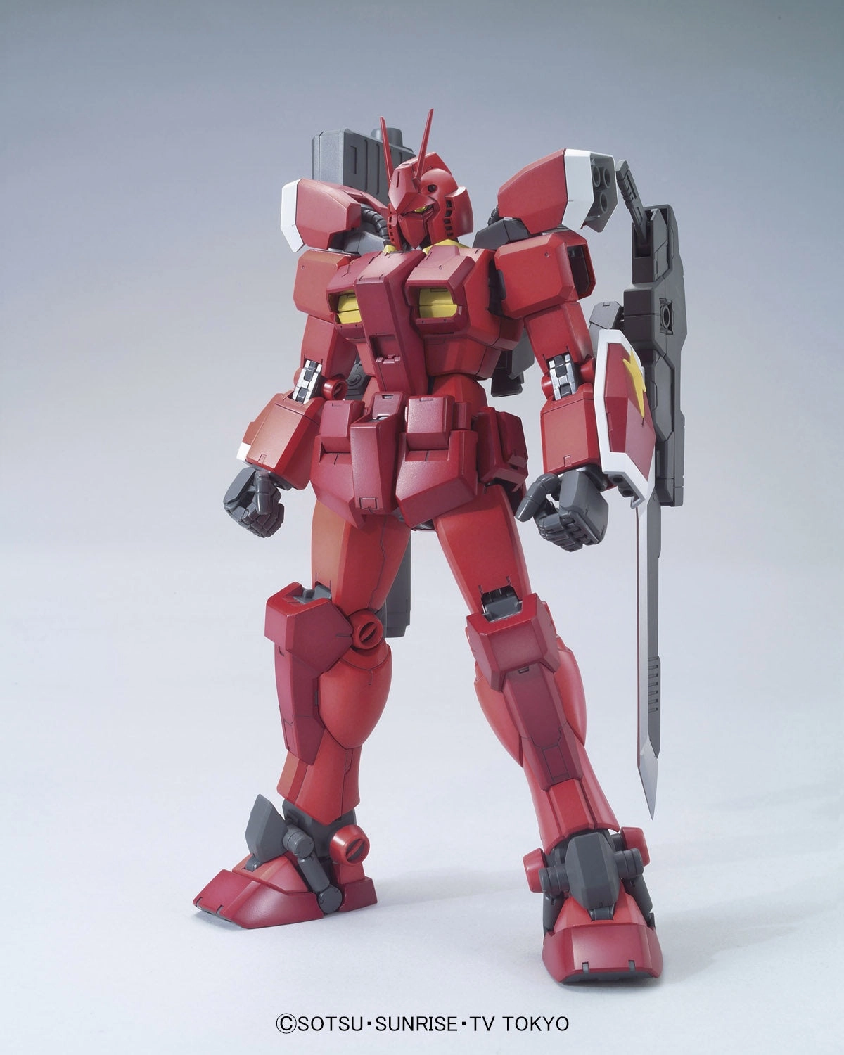 Gundam 1/100 MG Build Fighters Try PF-78-3A Gundam Amazing Red Warrior Model Kit Anime Merch