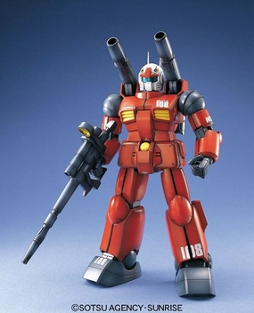 Gundam 1/100 MG Gundam 0079 RX-77-2 Guncannon Model Kit Mountain Animal Art Model