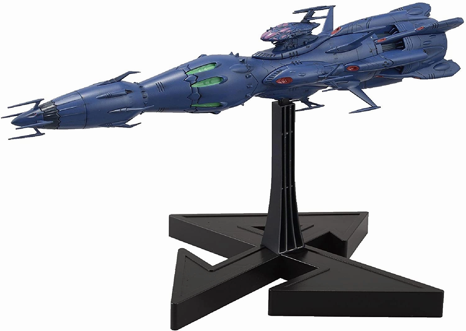 Star Blazers 2199 1/1000 Deusula the 2nd Core Ship Space Battleship Yamato Model Kit Patio Decor Modern Art