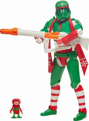 Hasbro Star Wars Black Series Sith Trooper and Babu Frik (Holiday Edition) 6 Inch Action Figure F0876 Science fiction