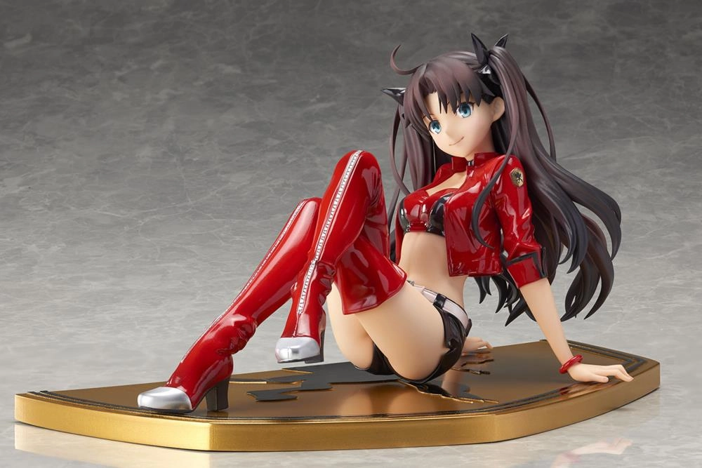 Stronger 1/7 Fate/ Stay Night Rin Tohsaka: Type Moon Racing Ver PVC Scale Statue Figure Construction Vehicle Desktop Hero