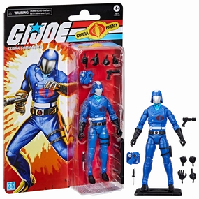 Hasbro G.I. Joe Classified Retro Cardback Cobra Commander Action Figure Posable Doll