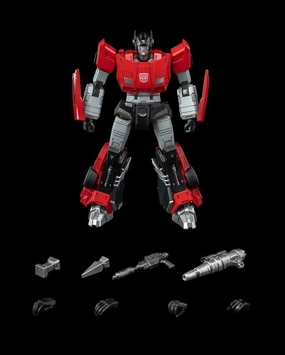 ThreeZero Transformers Sideswipe MDLX Action Figure Standing Model