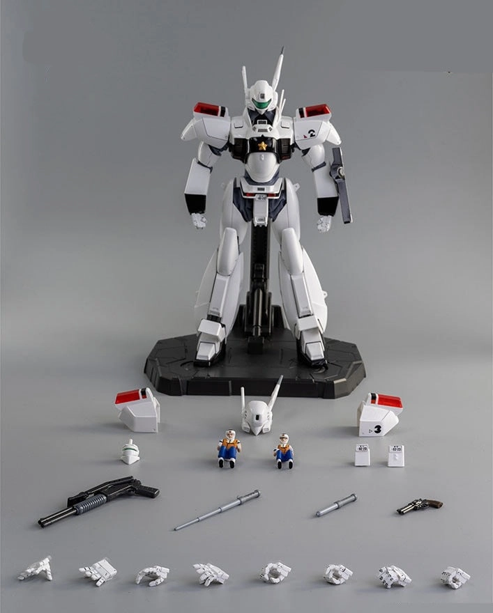 Pewter Figure ThreeZero Patlabor ROBO-DOU Ingram Unit 2   Unit 3 Compatible Set 1/35 Scale Figure