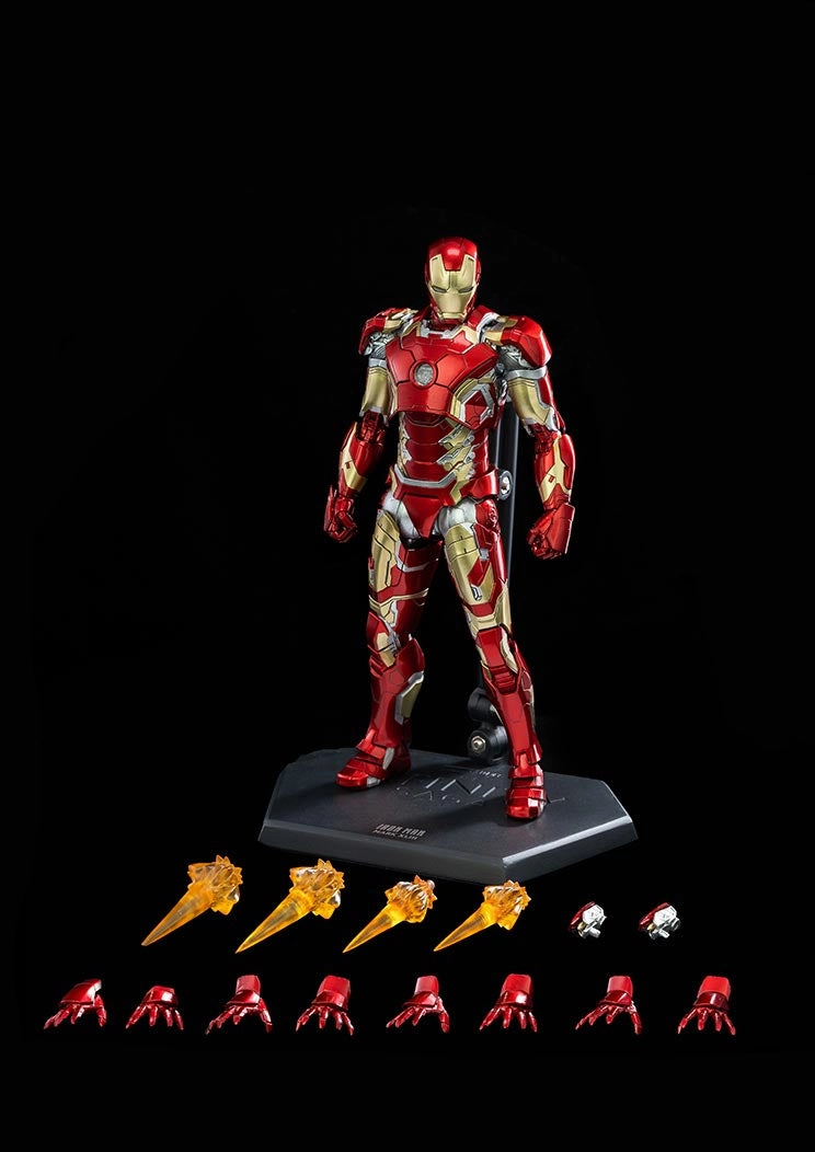 ThreeZero 1/12 Avengers: Age of Ultron Infinity Saga Iron Man Mark XLIII 43 DLX Scale Figure Pokemon Creature Literary Figure