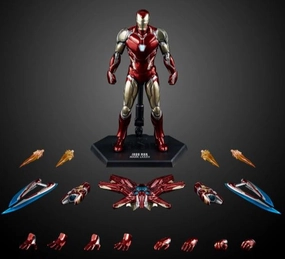 Poseable Collectible ThreeZero 1/12 Avengers: The Infinity Saga Iron Man Mark LXXXV 85 DLX Action Figure