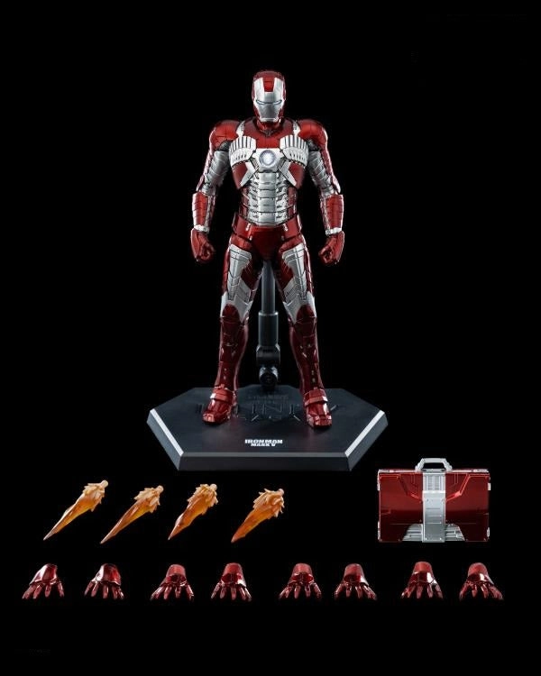 Secondary Market Vinyl Model ThreeZero 1/12 Avengers: The Infinity Saga Iron Man Mark V 5 DLX Action Figure