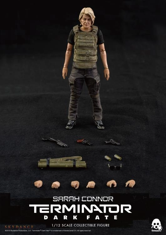 ThreeZero 1/12 Terminator: Dark Fate Sarah Connor Scale Figure Evergreen Product