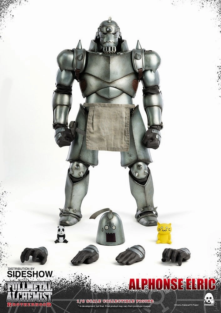 ThreeZero FigZero 1/6 Fullmetal Alchemist: Brotherhood Alphonse Elric Scale Action Figure Race Car Driver Enduring Classic