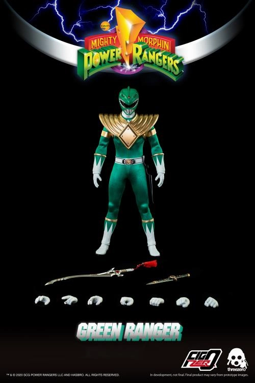 ThreeZero FigZero 1/6 Mighty Morphin Power Rangers Green Ranger Sixth Scale Figure (Reissue) Event Souvenir Posable Statue