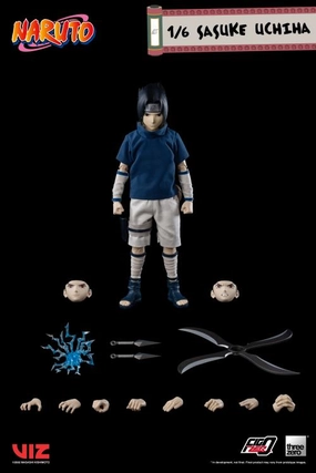 ThreeZero FigZero 1/6 Naruto Sasuke Uchiha Scale Action Figure Cultural Icon Anime Figure