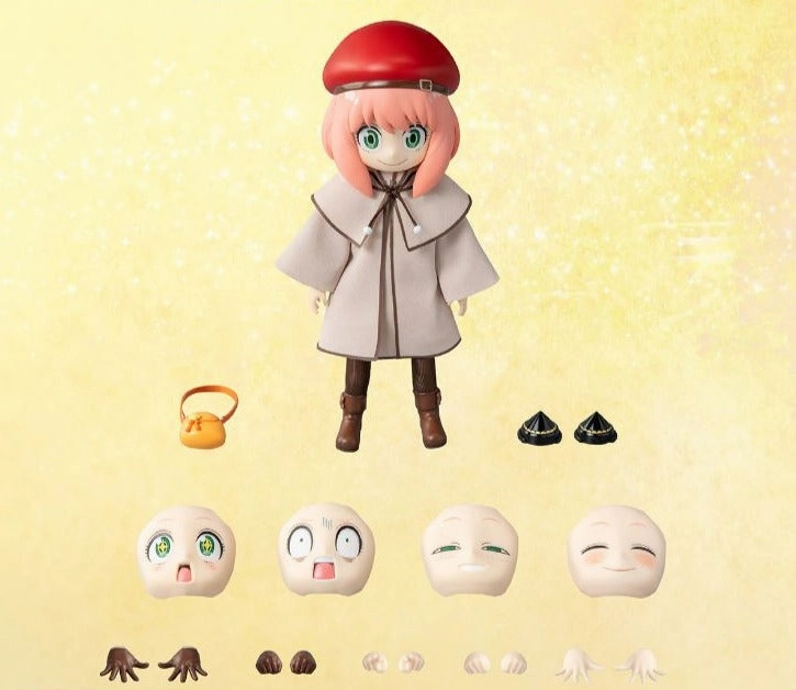 ThreeZero FigZero 1/6 Spy x Family Code: White Anya Forger (Winter Costume Ver.) Action Figure Fantasy Creature Rubber Toy