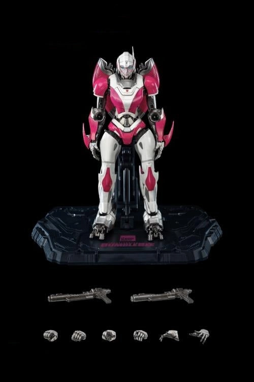 Vinyl Figure ThreeZero Transformers Bumblebee Arcee DLX Action Figure