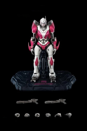 Vinyl Figure ThreeZero Transformers Bumblebee Arcee DLX Action Figure