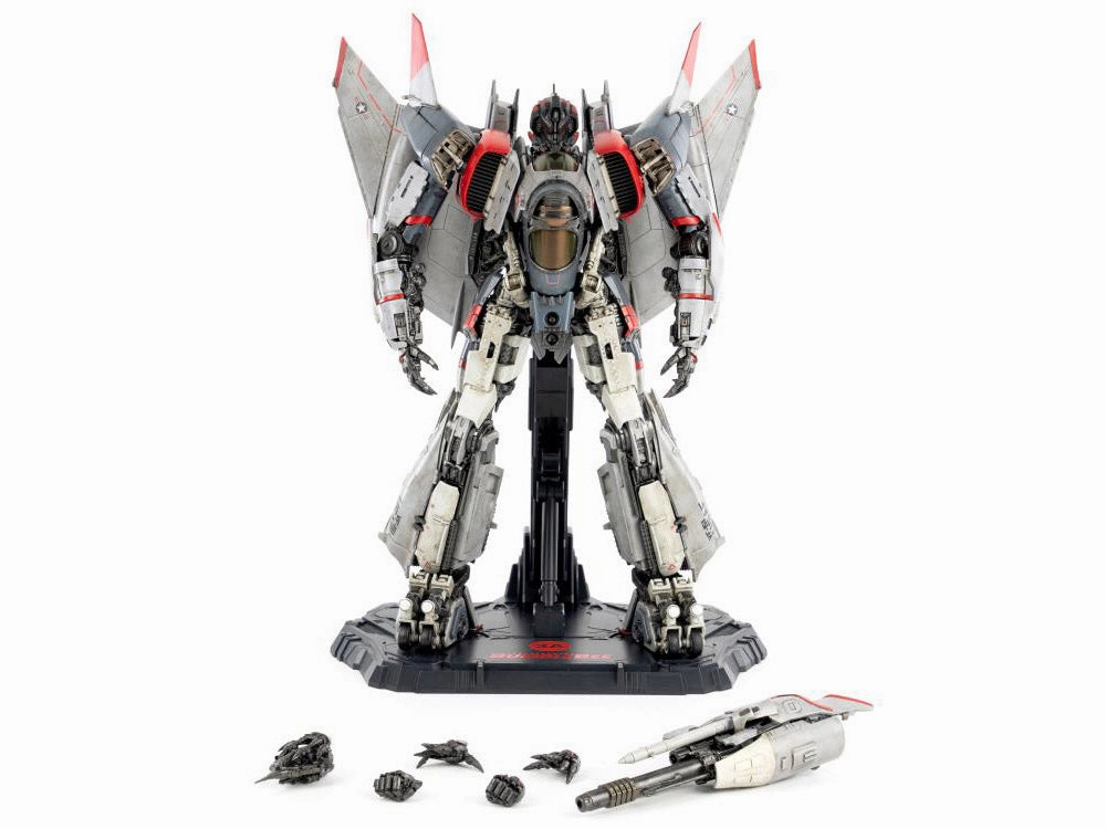 ThreeZero Transformers Bumblebee Movie Blitzwing DLX Scale Figure Gift Bundle