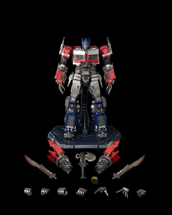 ThreeZero Transformers: Rise of the Beasts Optimus Prime DLX Action Figure Limited Toy Art Series