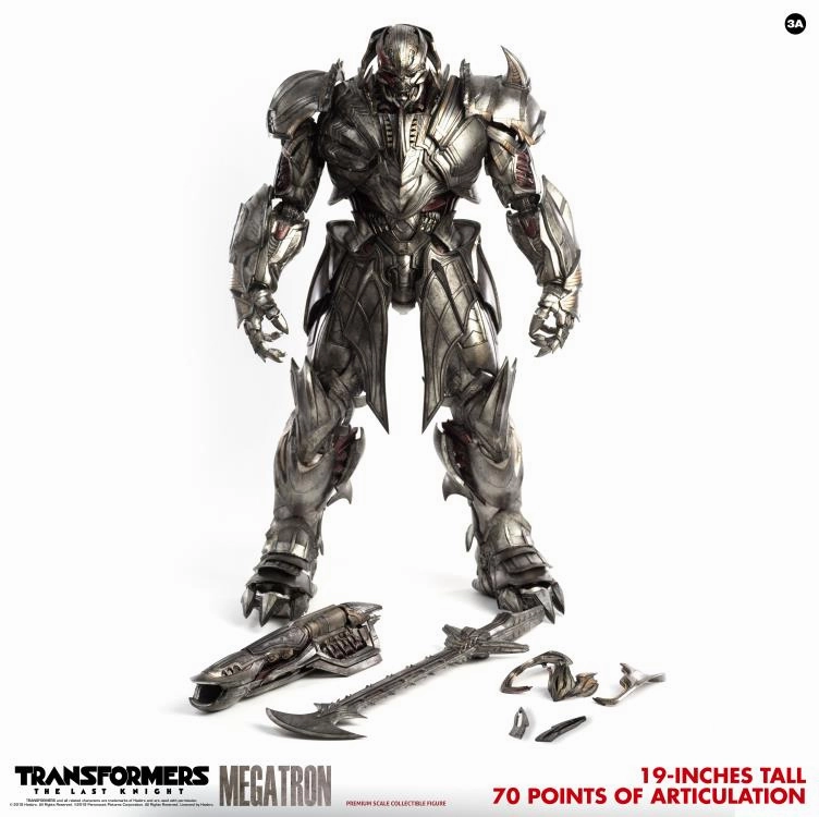 Personalized Card ThreeZero Transformers The Last Knight Megatron Premium (Standard Edition) Scale Figure