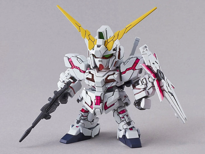 Art Exhibit Online Game Gundam SD EX-Standard #005 RX-0 Unicorn Gundam (Destroy Mode) Model Kit