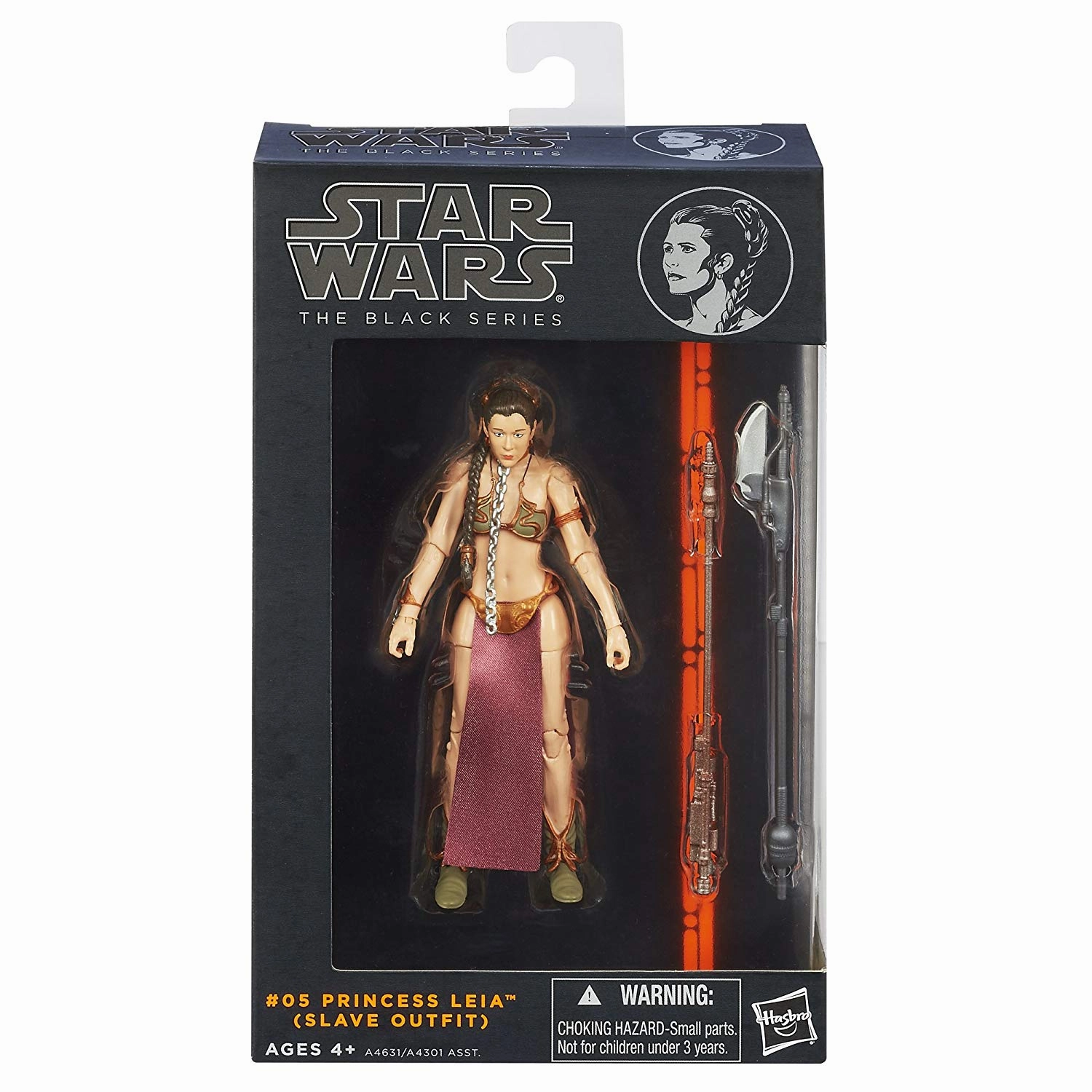 Hasbro Star Wars Black Series Orange Wave #05 Princess Leia (Slave Outfit) 6 Inch Action Figure Valentine Gift Non toxic