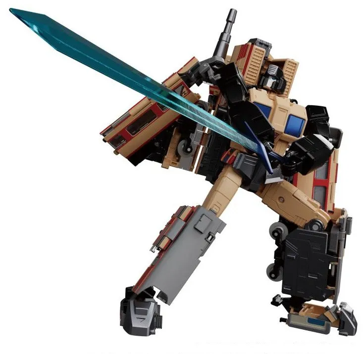 Transformers Masterpiece G MPG-05 Trainbot Seizan Field Fighter (Raiden Combiner) Action Figure Refraction Principle