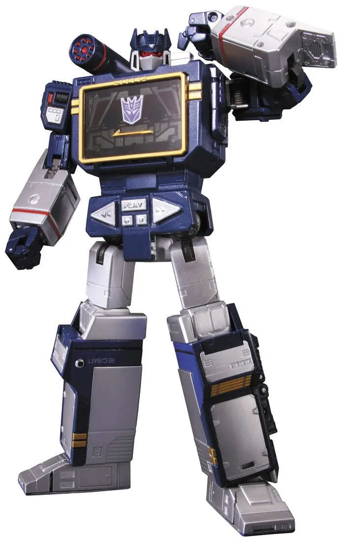 Transformers Masterpiece MP-13 Soundwave with Laserbeak Aid Give Tornado Model