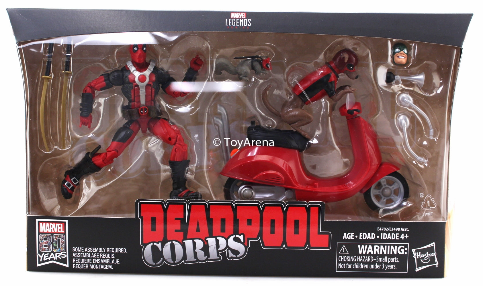 Resale Value Ultimate Marvel Legends Deadpool Corps Legends Series 6-inch Action Figure - Deadpool with Bike Scooter