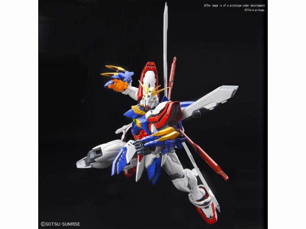 Posable Model Gundam 1/100 Hi-Resolution God Gundam (Burning Gundam) Model Kit