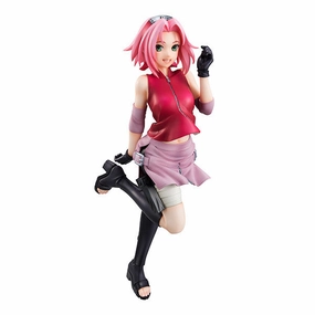 Abstract art Megahouse Naruto Shippuden Naruto Gals Sakura Haruno Scale Statue Figure PVC