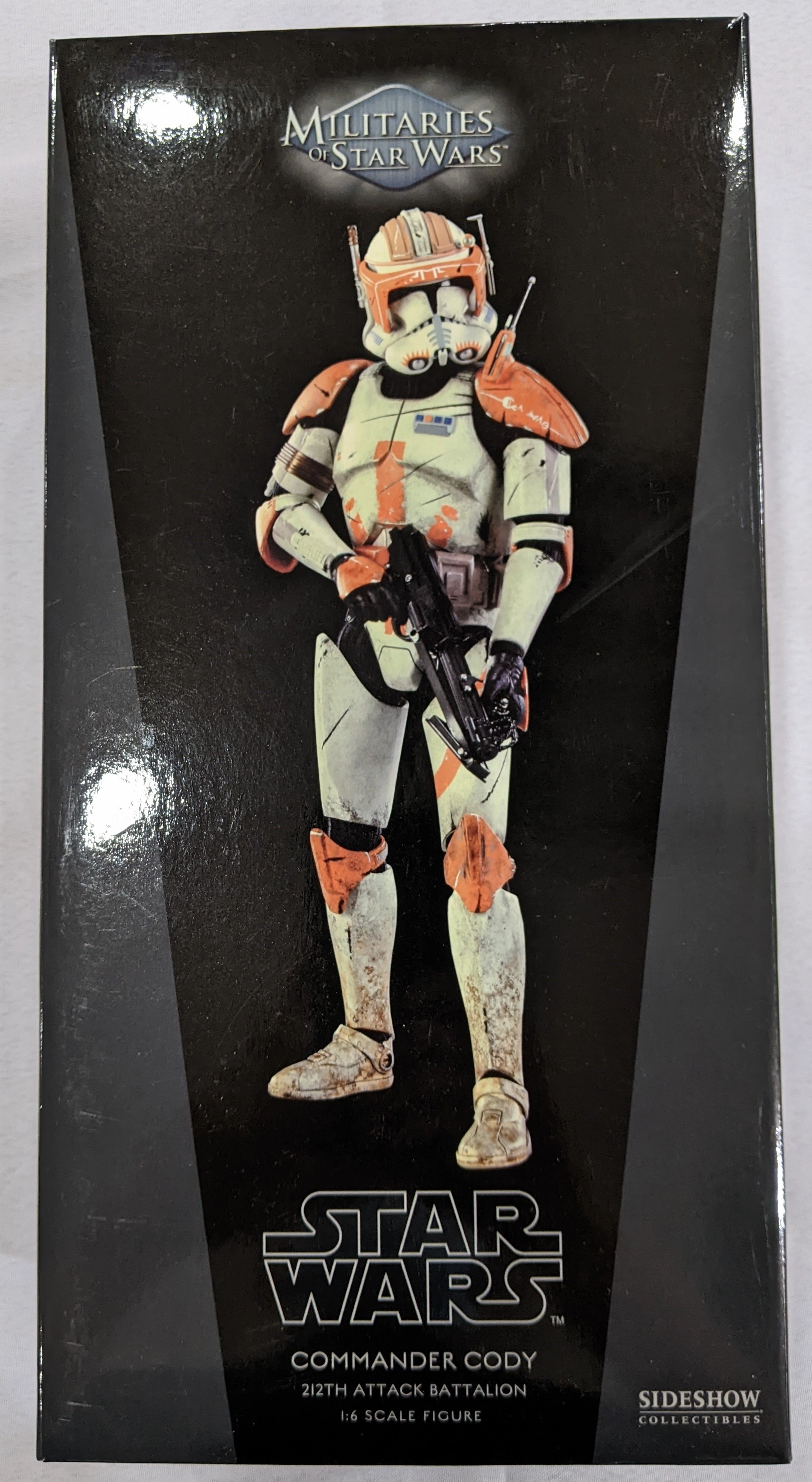 Posable Model Sideshow Collectible 1/6 Star Wars Militaries of Star Wars 212th Attack Battalion: Commander Cody Sixth Scale Figure *Open Box*