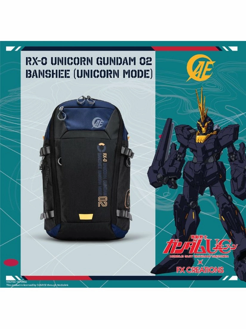 Artisanal Product FX Creations RX-0 Unicorn Gundam Banshee Norn (Unicorn Mode) AGS Pro Suspension Backpack GUC76289AGS-01