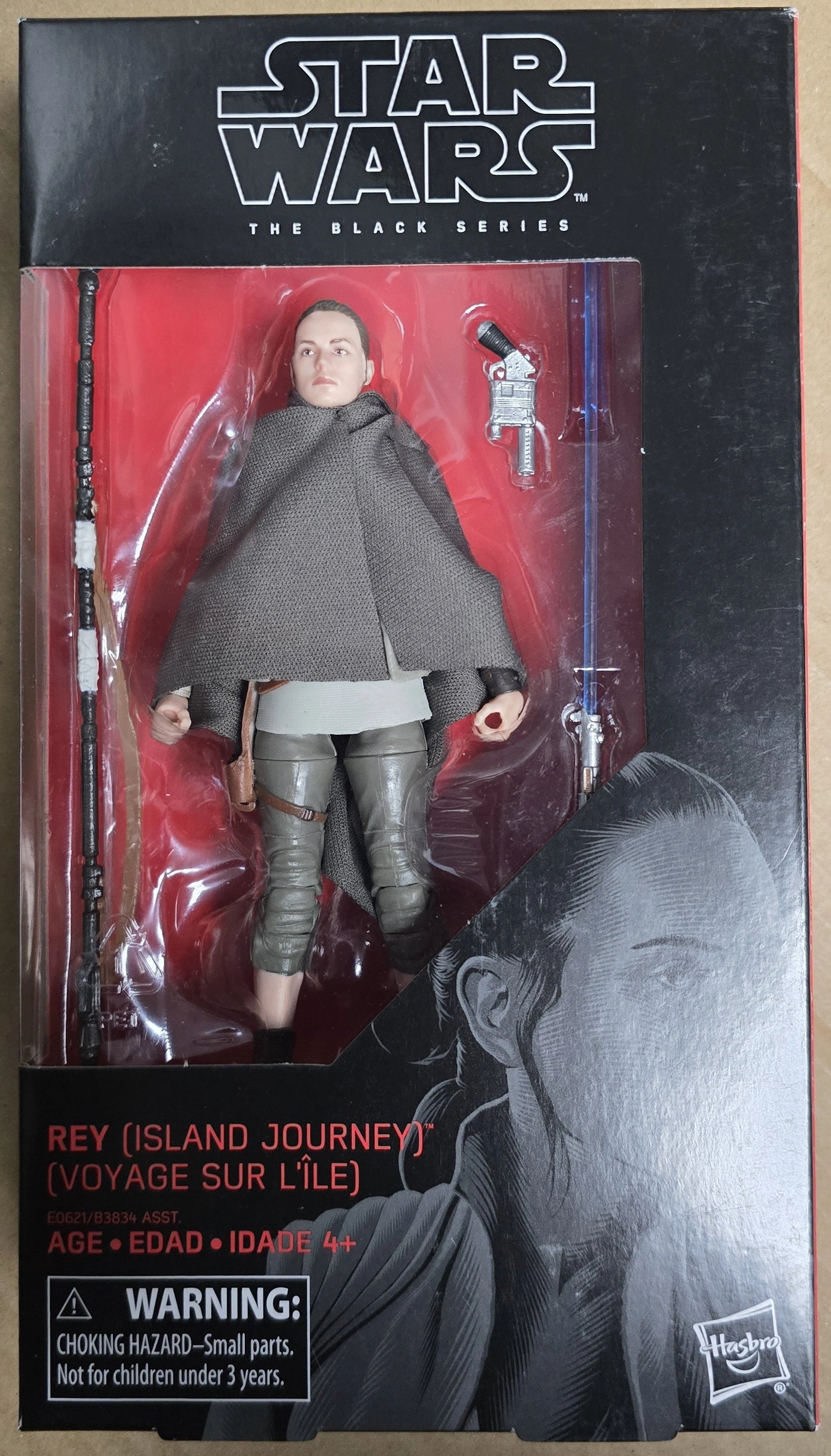 Deep Sea Diver multicultural Hasbro Star Wars Black Series #58 Rey (Island Journey) 6 Inch Action Figure