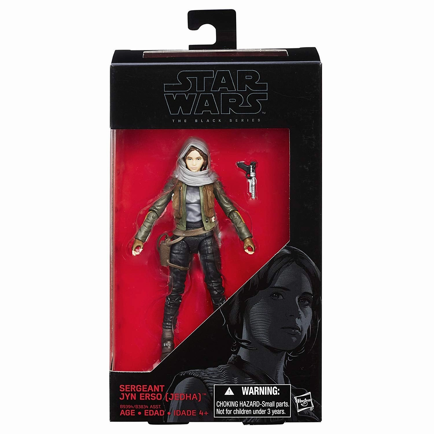 Hasbro Star Wars Black Series Force Awakens #22 Rogue One Sergeant Jyn Erso Jedha 6 Inch Action Figure Collectible Art